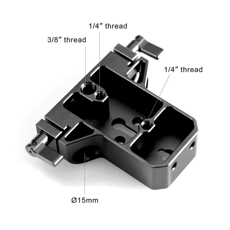 SmallRig Baseplate with 15mm Dual Rod Clamp 1674