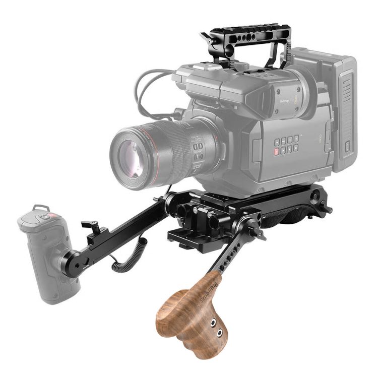 SmallRig Left Side Wooden Grip with Arri Rosette 1891