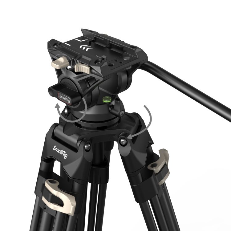 SmallRig Heavy-Duty Fluid Head Tripod AD-01 3751