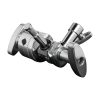 Kupo 2.5″ Grip Head With A Swivel 16mm Baby Spigot (Silver)