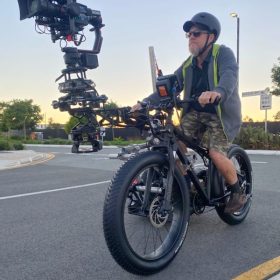 Electric Bike with Camera Platform