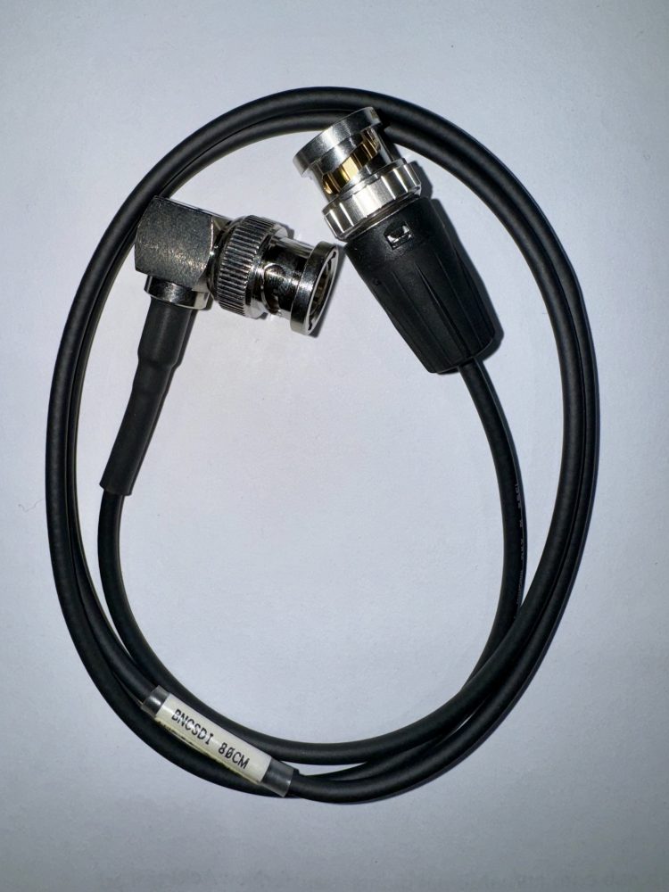 ACQ/Mogami 2895 Miniature SDI Cable R/A BNC One End -80cm