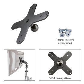 Kupo Vesa Monitor Bracket With Ball Head