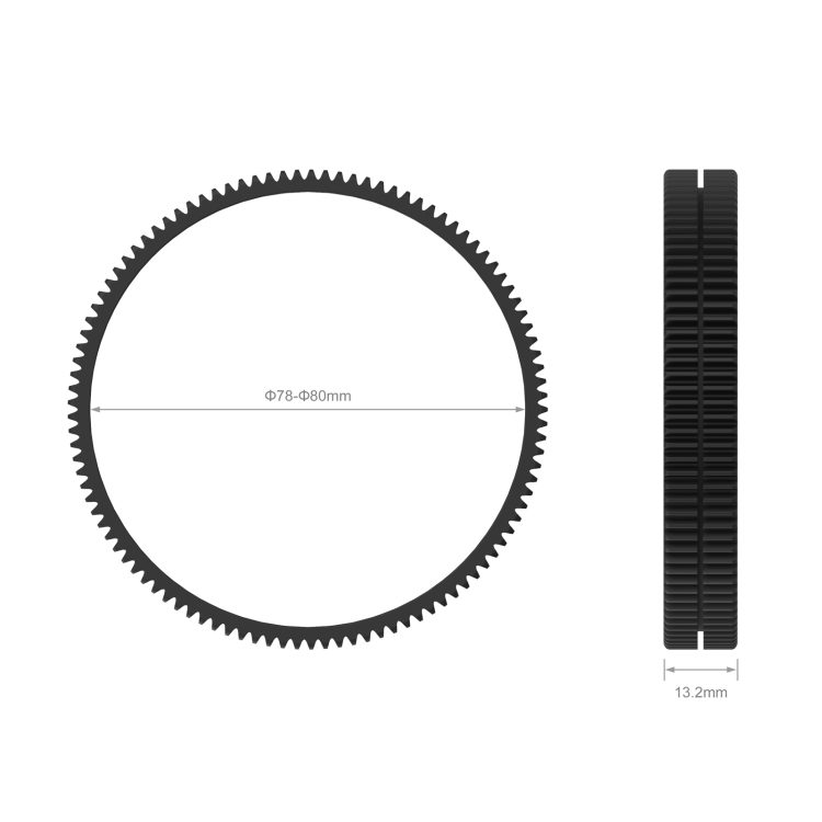 SmallRig Φ78-Φ80 Seamless Focus Gear Ring 3295